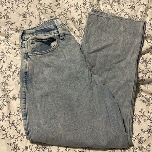 Hollister raw hem jeans
